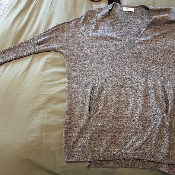 Aritizia Babaton Oversized Grey Cotton Blend Long Sweater Size XXS - Picture 11 of 15